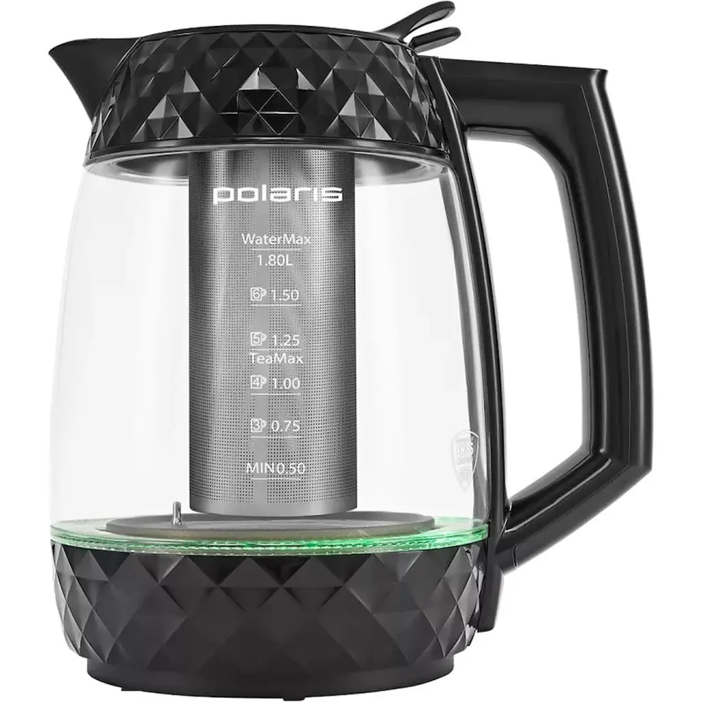 Fierbător de apă Polaris PWK1823CGLD WIFI, negru