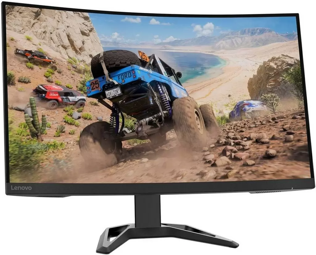 Monitor Lenovo G32qc-30, negru