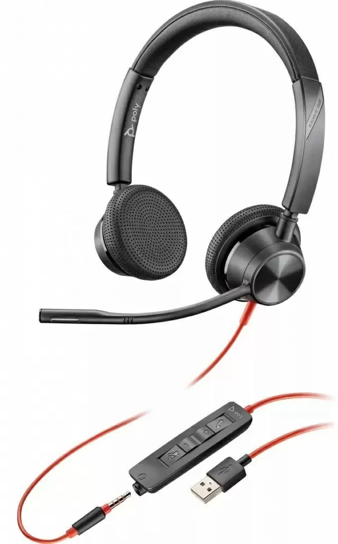 Наушники Plantronics Blackwire C3325 USB-A Binaural, черный