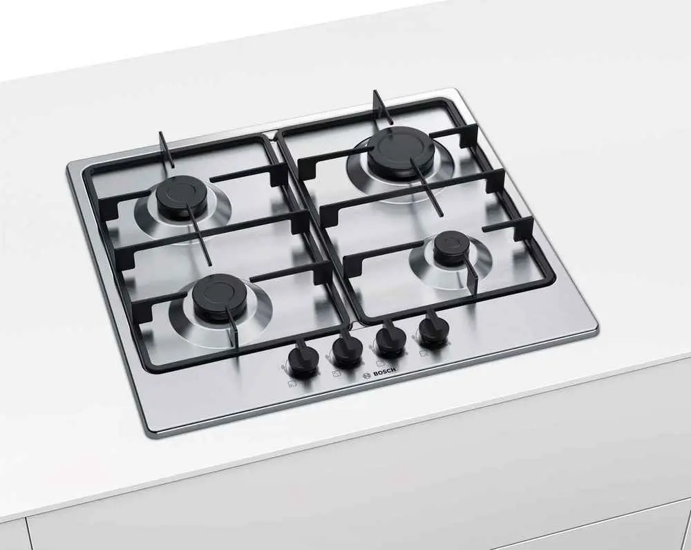 Газовая панель Bosch PGP6B5B60, нержавеющая сталь