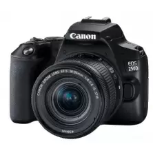 Зеркальный фотоаппарат Canon EOS 250D + EF-S 18-55mm f/3.5-5.6 DC III, черный