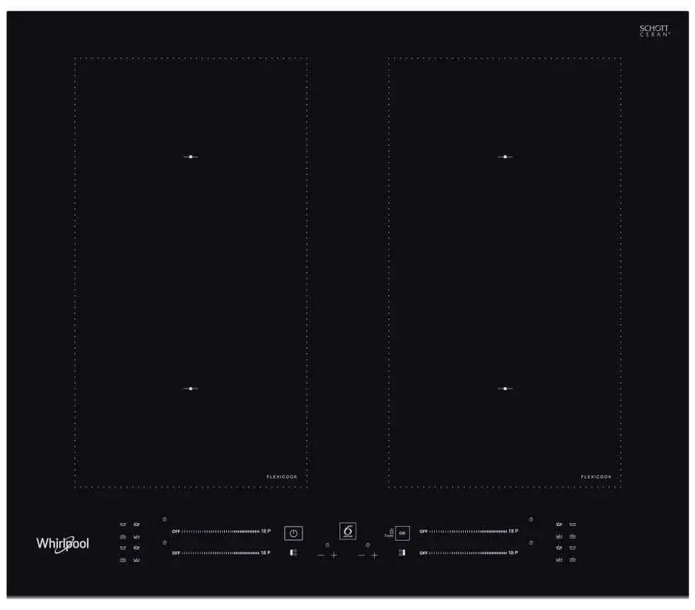 Plită incorporabilă cu inducție Whirlpool WL S3160 BF, negru