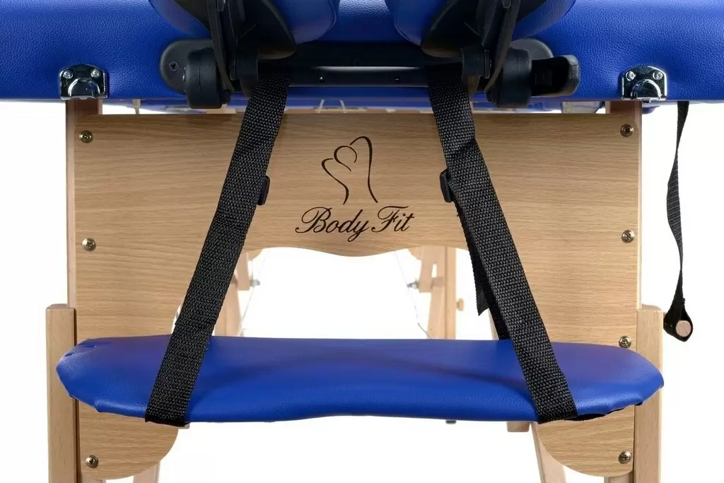 Masă de masaj cu 2 secţiuni BodyFit 579 XXL, albastru