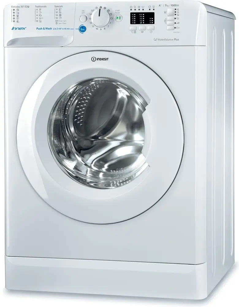 Maşină de spălat rufe Indesit BWSE 71052 W UA, alb