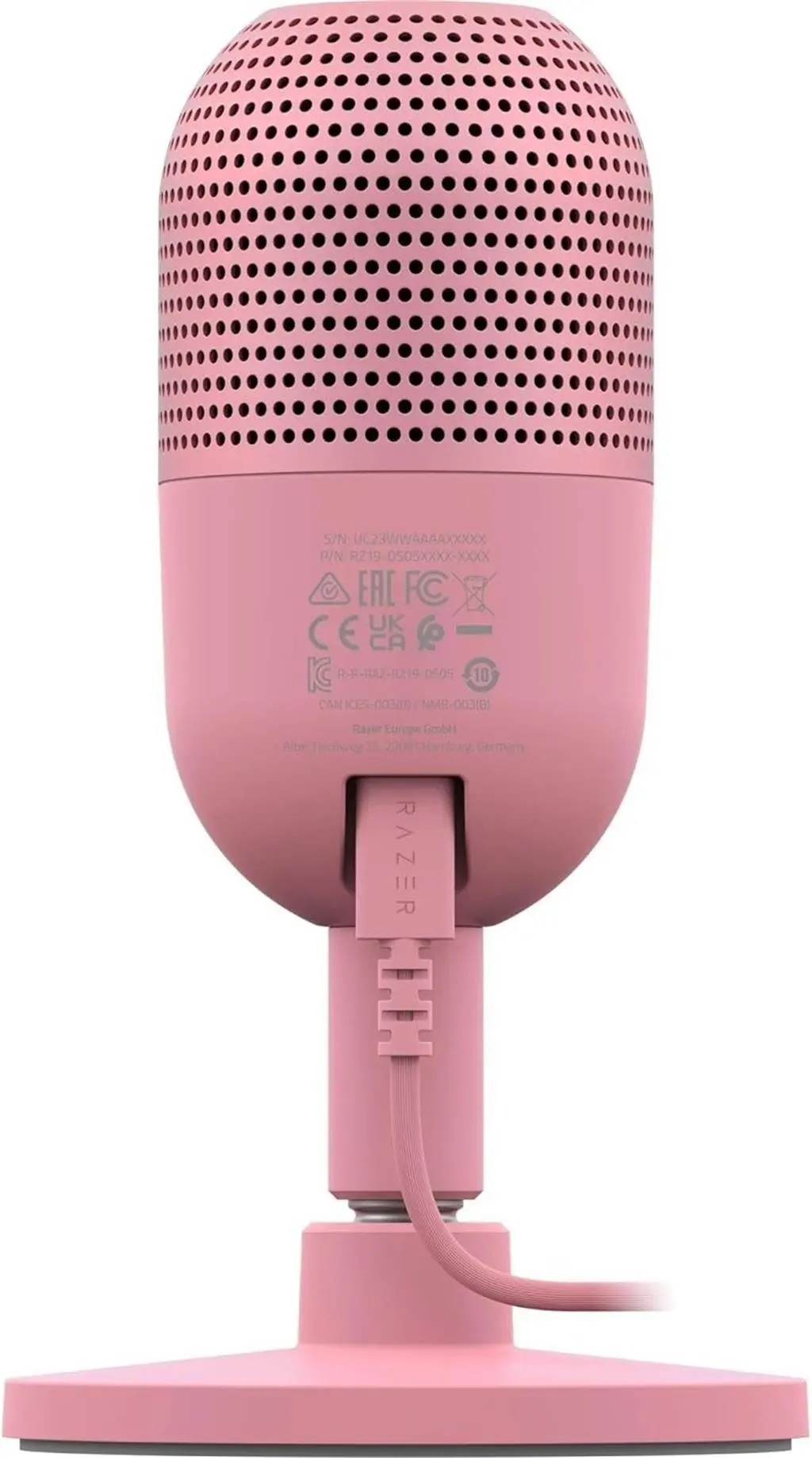 Микрофон Razer Seiren V3 Mini Pink RZ19-05050200-R3M1, розовый
