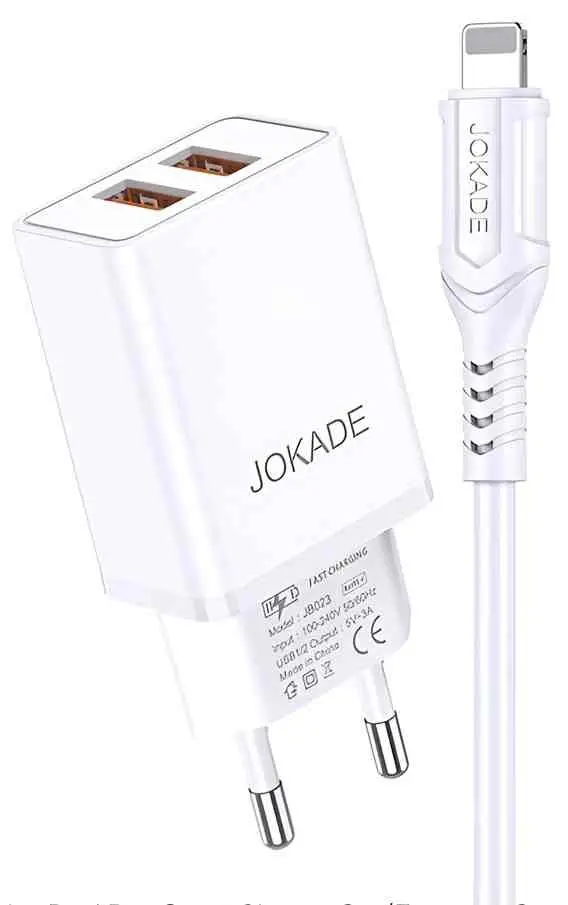 Încărcător Jokade JB024 USB to Lightning, alb