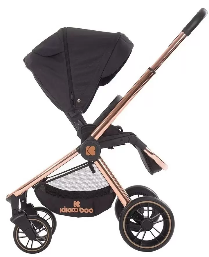 Cărucior Kikka Boo 3 in 1 Vicenza Premium, negru