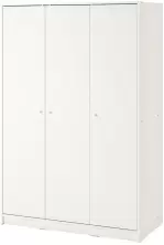 Шкаф IKEA Kleppstad 3 двери 117x176см, белый