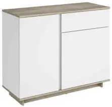 Комод Magnusplus Concept 2D1S 1000x820x400, серый дуб/нимфея альба