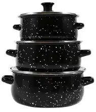 Set vase de gătit 4Life Ruibeiru, negru pe tehnoparc.md Set vase de gătit 4Life Ruibeiru, negru