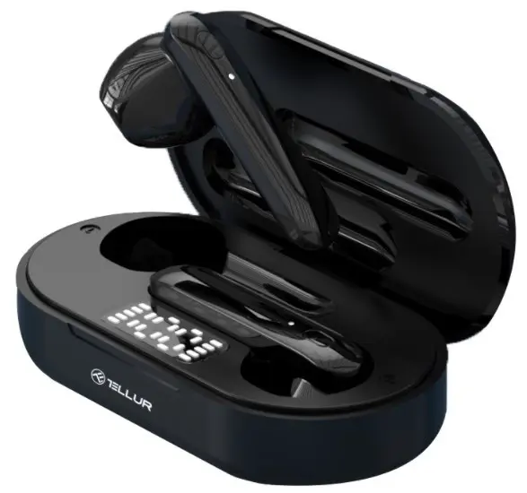 Căşti Tellur Flip, negru