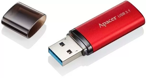 Flash USB Apacer AH25B 128GB, roșu