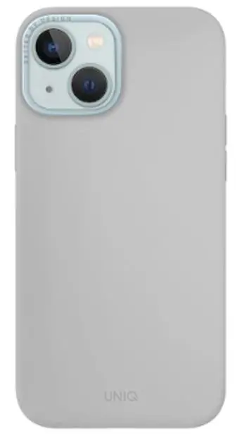 Чехол Uniq Case for iPhone 15 Hybrid Magclik Charging Lino Hue, серый