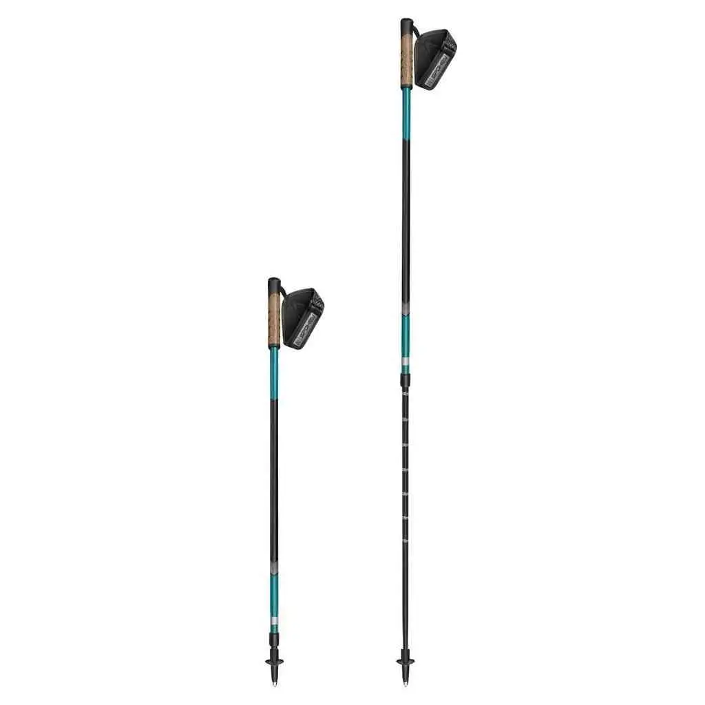 Bețe de trekking Spokey Peak, negru/verde