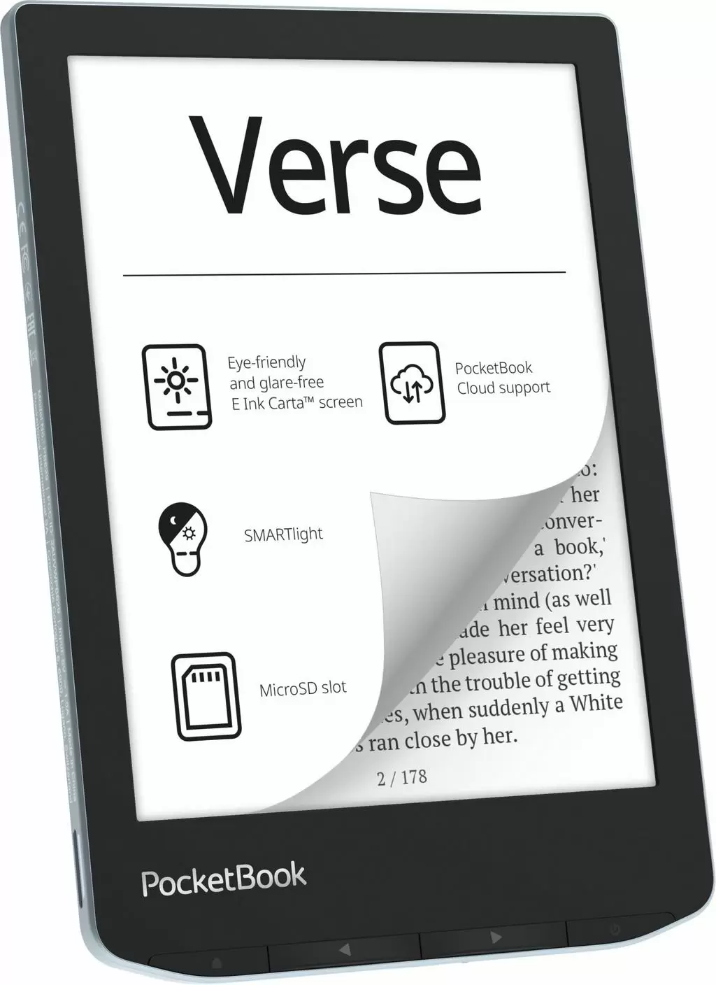 Электронная книга PocketBook Verse, голубой