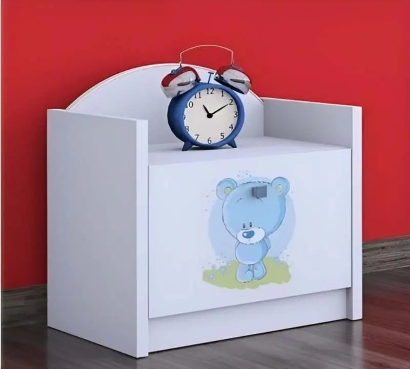 Тумба прикроватная Happy Babies Happy SZN02 Bear, белый