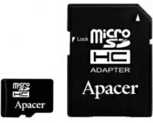 Card de memorie flash Apacer microSDHC R85 UHS-I U1 Class 10 + SD adapter, 32GB