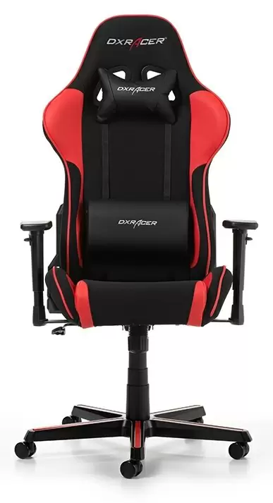 Компьютерное кресло DXRacer GC-F11-NR, черный/красный