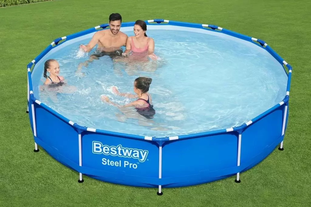 Piscină Bestway Steel Pro 56706, albastru