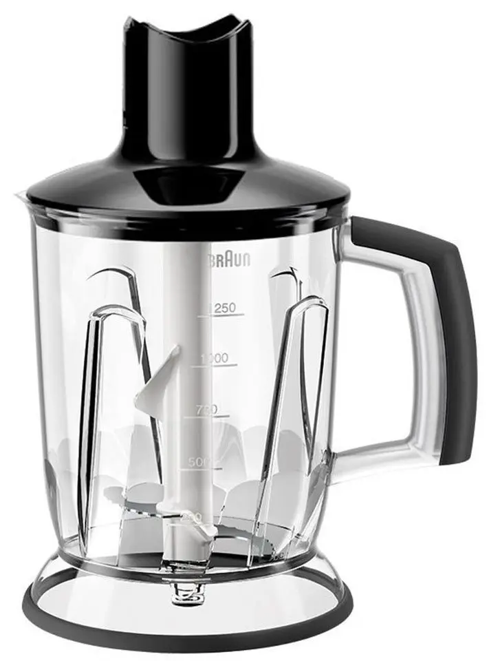 Блендер Braun MQ5264BKBL, черный/синий на tehnoparc.md Блендер Braun MQ5264BKBL, черный/синий