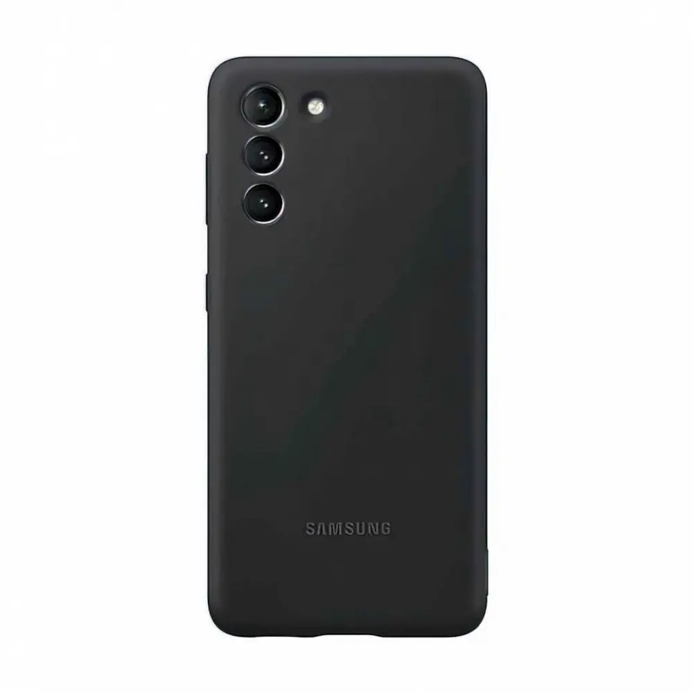 Husă de protecție Samsung Silicone Cover Galaxy S21, negru