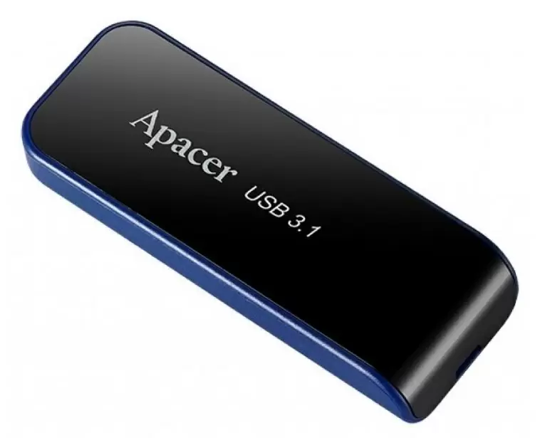 USB-флешка Apacer AH356 64GB, черный/синий