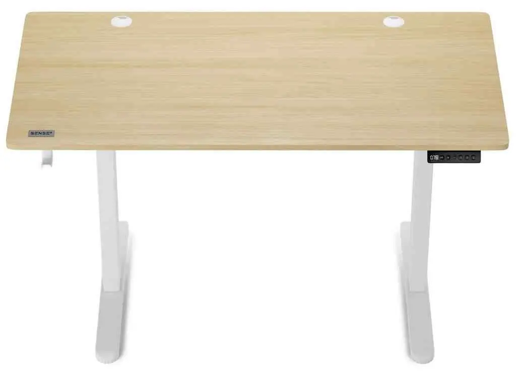 Письменный стол SENSE7 Nojo 120x60, белая сосна