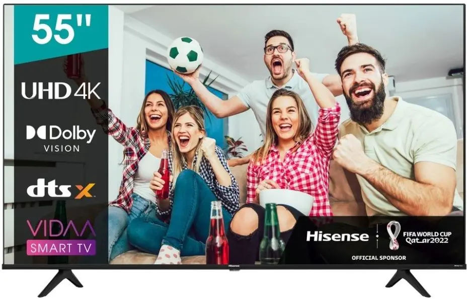 Телевизор Hisense 55A6BG, черный