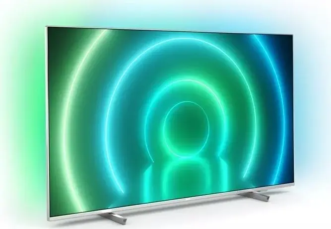 Телевизор Philips 50PUS7956, серебристый
