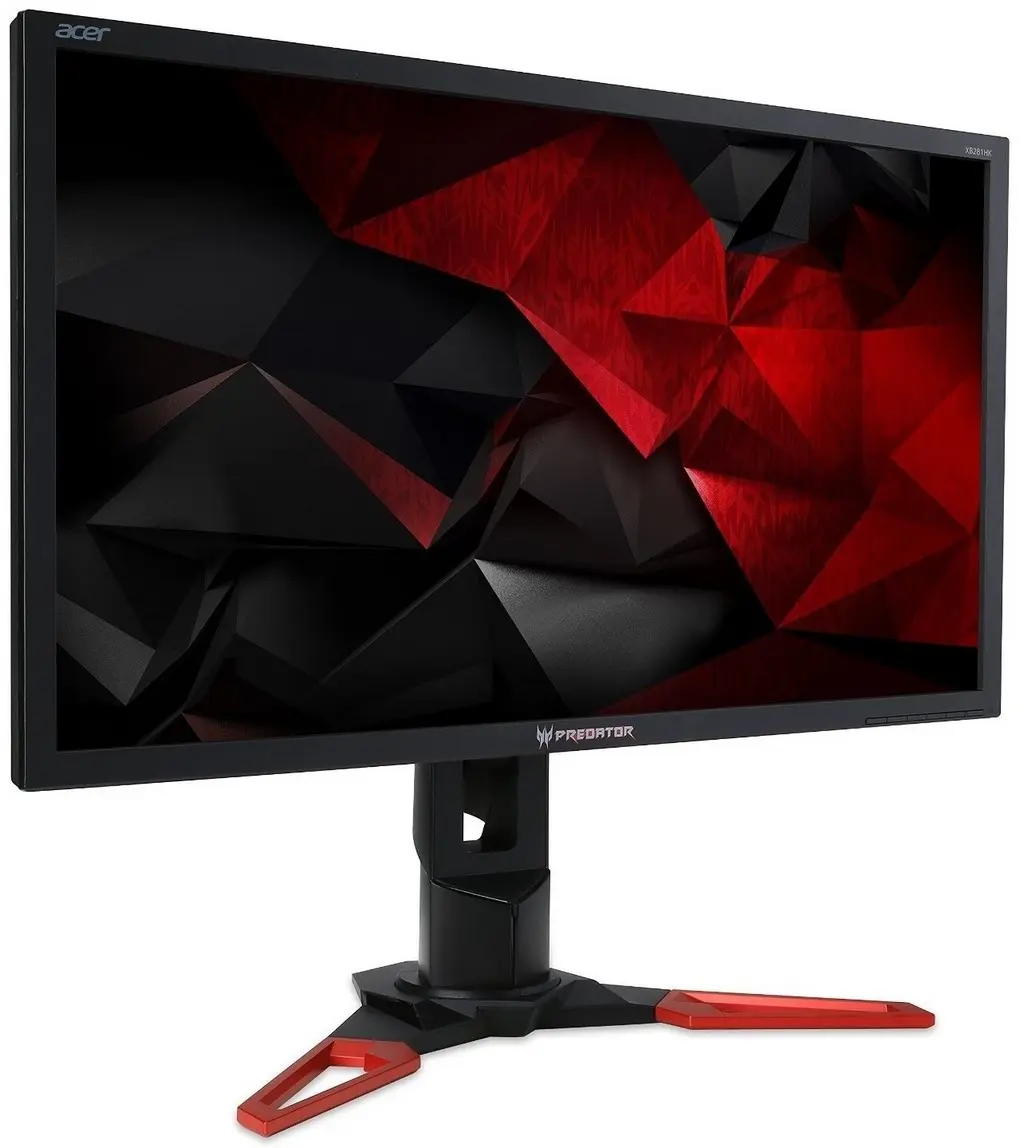 Монитор Acer Predator XB281HK 4K, черный/красный