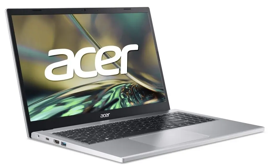 Laptop Acer Aspire A315-510P NX.KDHEU.00B (15.6"/FHD/Core i3-N305/16GB/512GGB/Intel UHD), argintiu