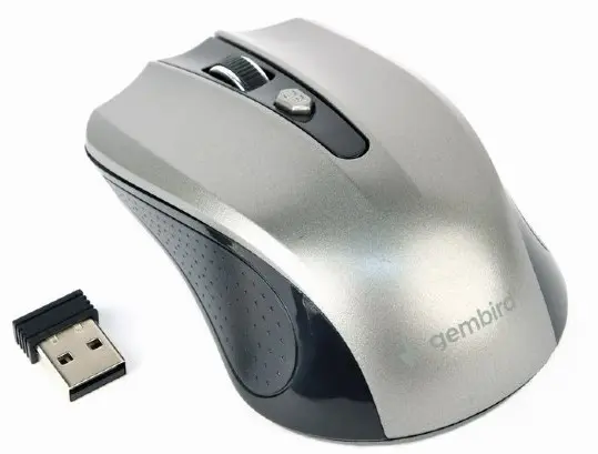 Mouse Gembird MUSW-4B-04-BG, negru/gri