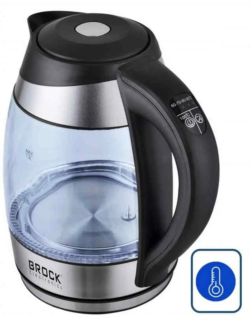 Fierbător de apă Brock WK 2106 LL, inox pe tehnoparc.md Fierbător de apă Brock WK 2106 LL, inox