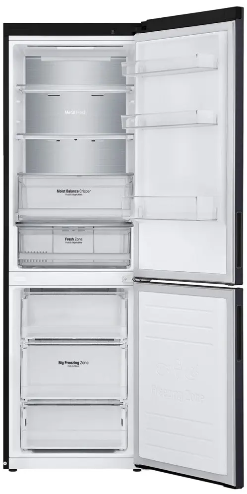Холодильник LG GA-B459CBTL, черный
