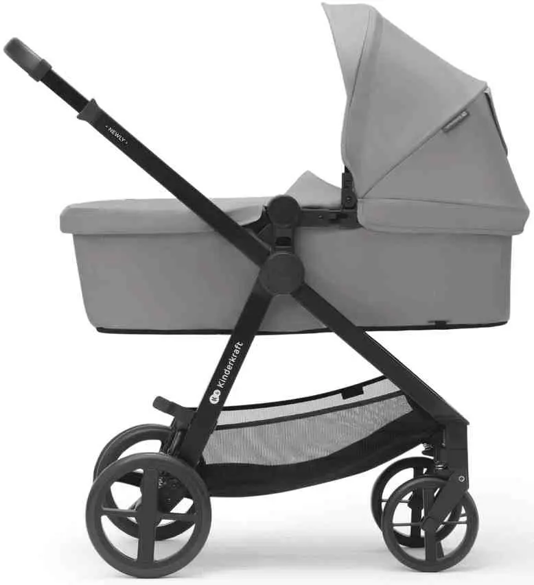 Коляска KinderKraft Newly 3in1 Mink Pro, серый
