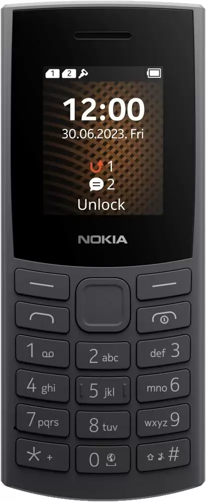Telefon mobil Nokia 105 (2023) 4G DS, negru