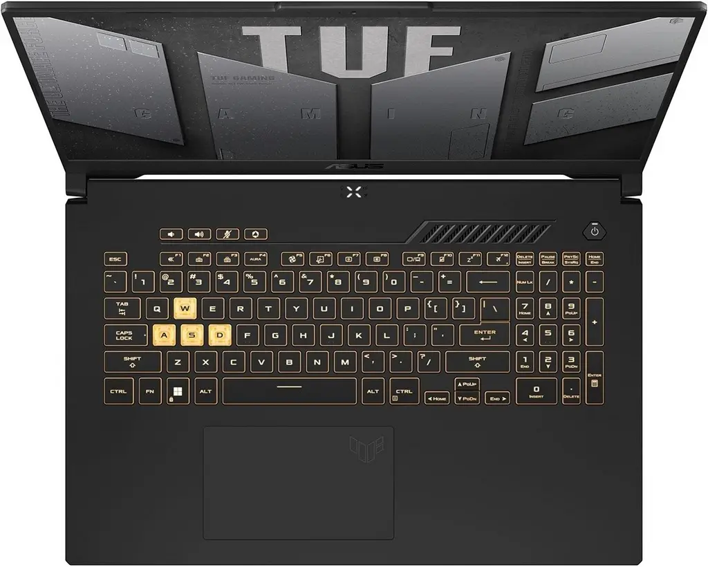 Laptop Asus TUF Gaming F17 FX707ZU4 (17.3"/FHD/Core i7-12700H/16GB/512GB/GeForce RTX 4050 6GB), gri pe tehnoparc.md Laptop Asus TUF Gaming F17 FX707ZU4 (17.3"/FHD/Core i7-12700H/16GB/512GB/GeForce RTX 4050 6GB), gri