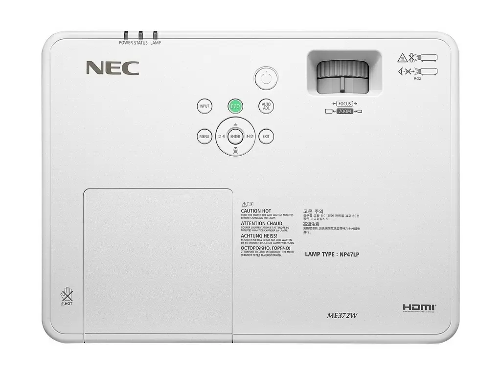 Проектор Nec ME372W, белый