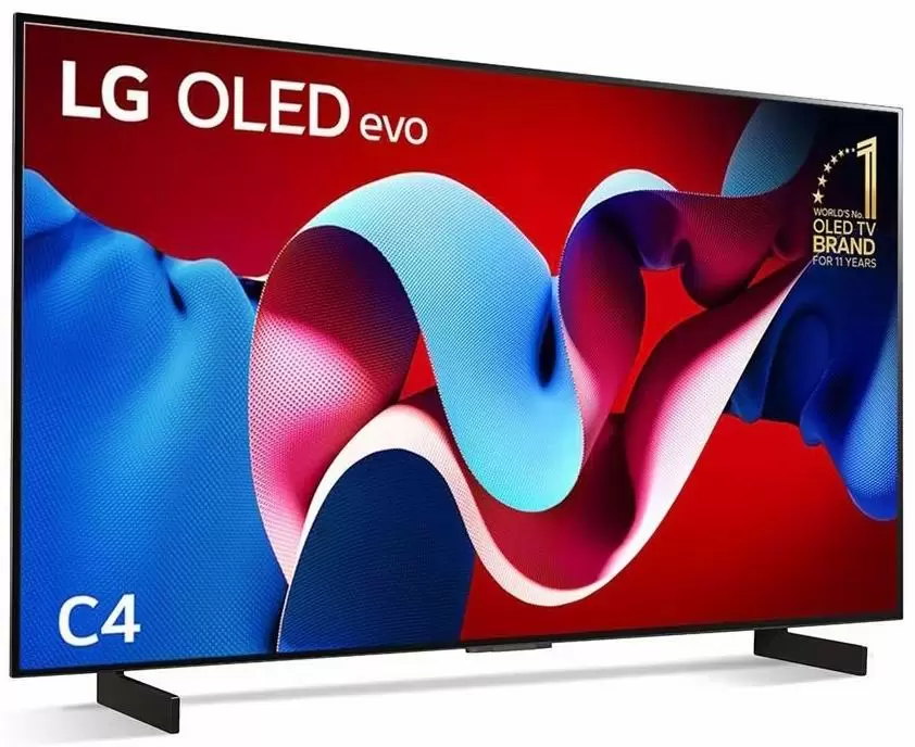 Телевизор LG OLED42C44LA, черный