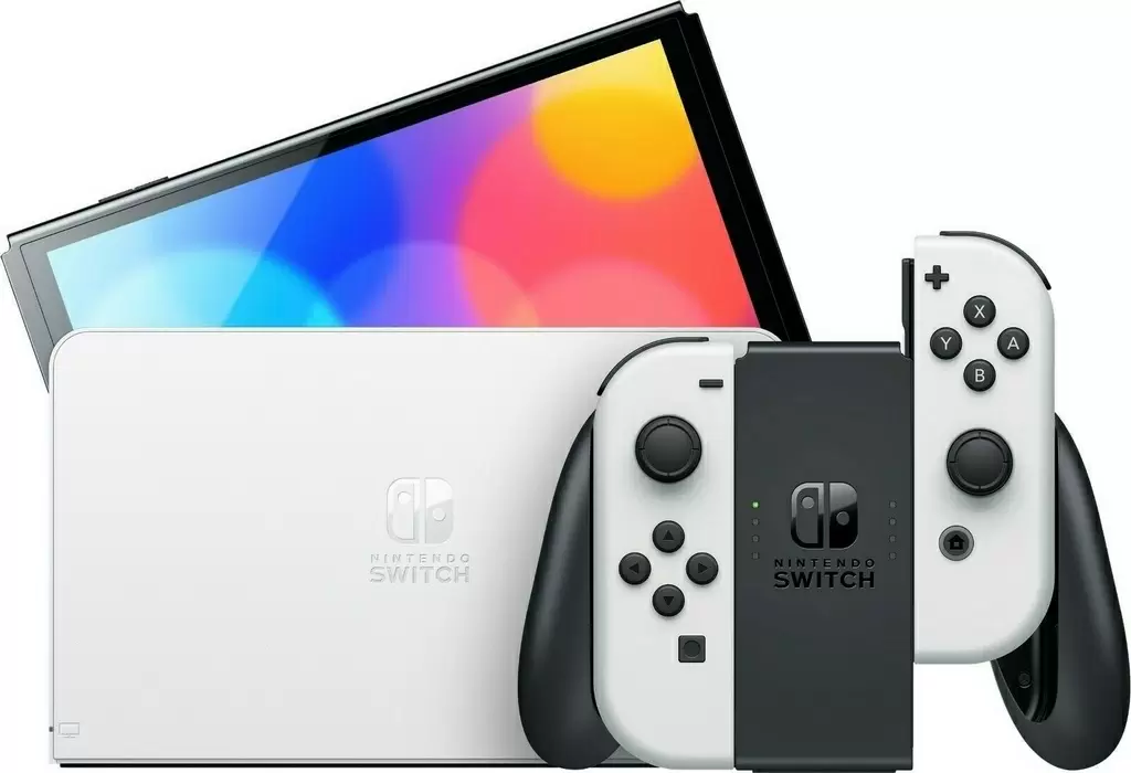 Игровая приставка Nintendo Switch Oled 64ГБ, белый