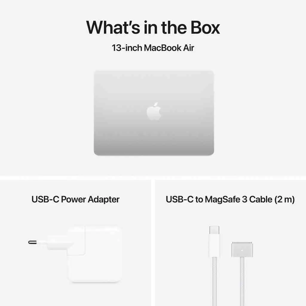 Laptop Apple MacBook Air MW0W3RU/A (13.6"/M4/16GB/256GB), argintiu