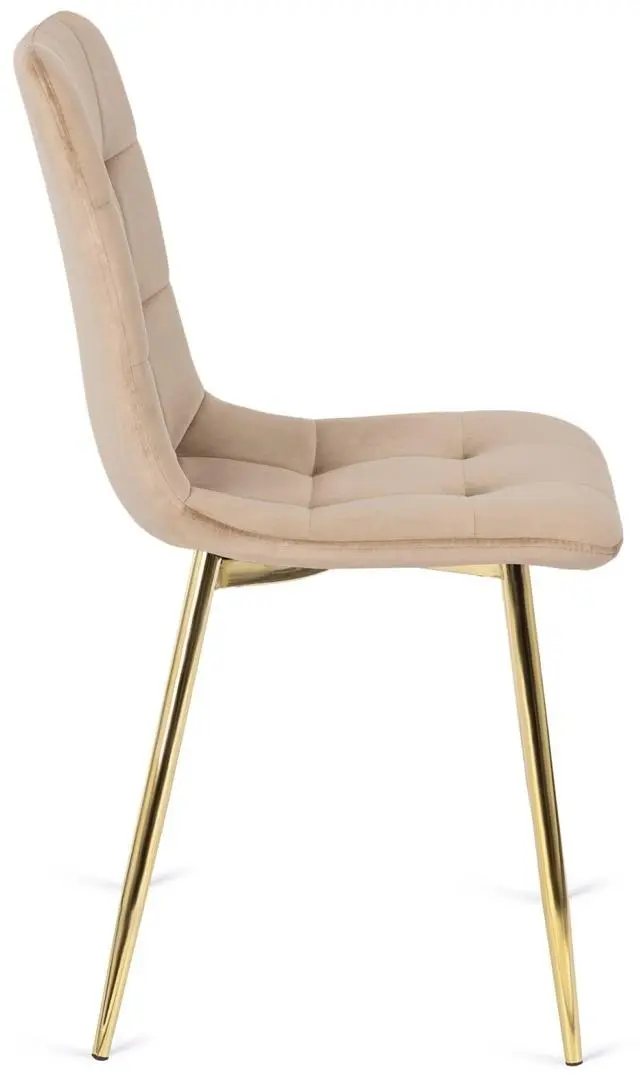 Scaun Mebel Elite York, cremă/auriu