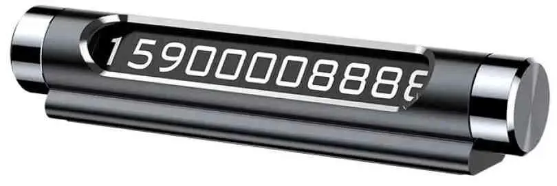 Card cu număr de telefon Baseus ACNUM-01, gri