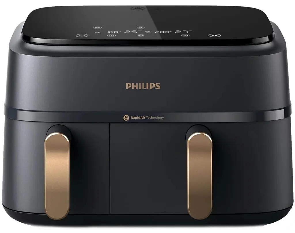 Аэрогриль Philips NA352/00, черный, черный