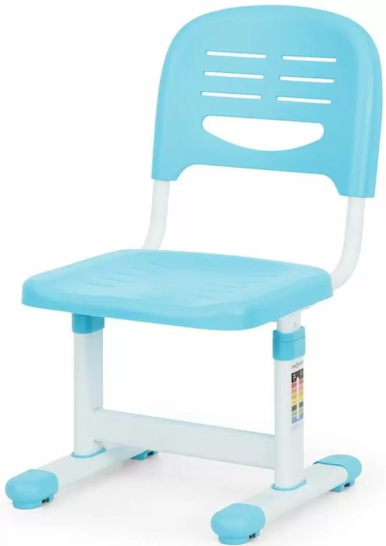 Set măsuță + scaun OneConcept Annika, albastru/alb