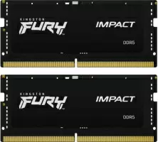 Оперативная память SO-DIMM Kingston Fury Impact 32GB (2x16GB) DDR5-6400MHz, CL38, 1.35V