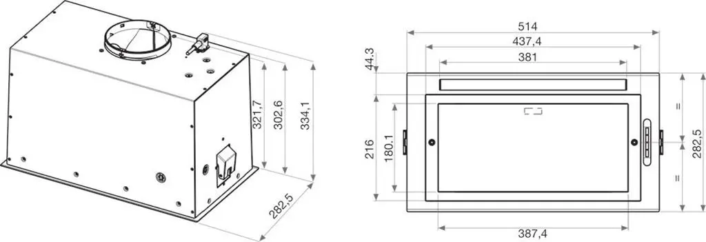 Вытяжка Whirlpool WCT3 64 FLB X, нержавеющая сталь