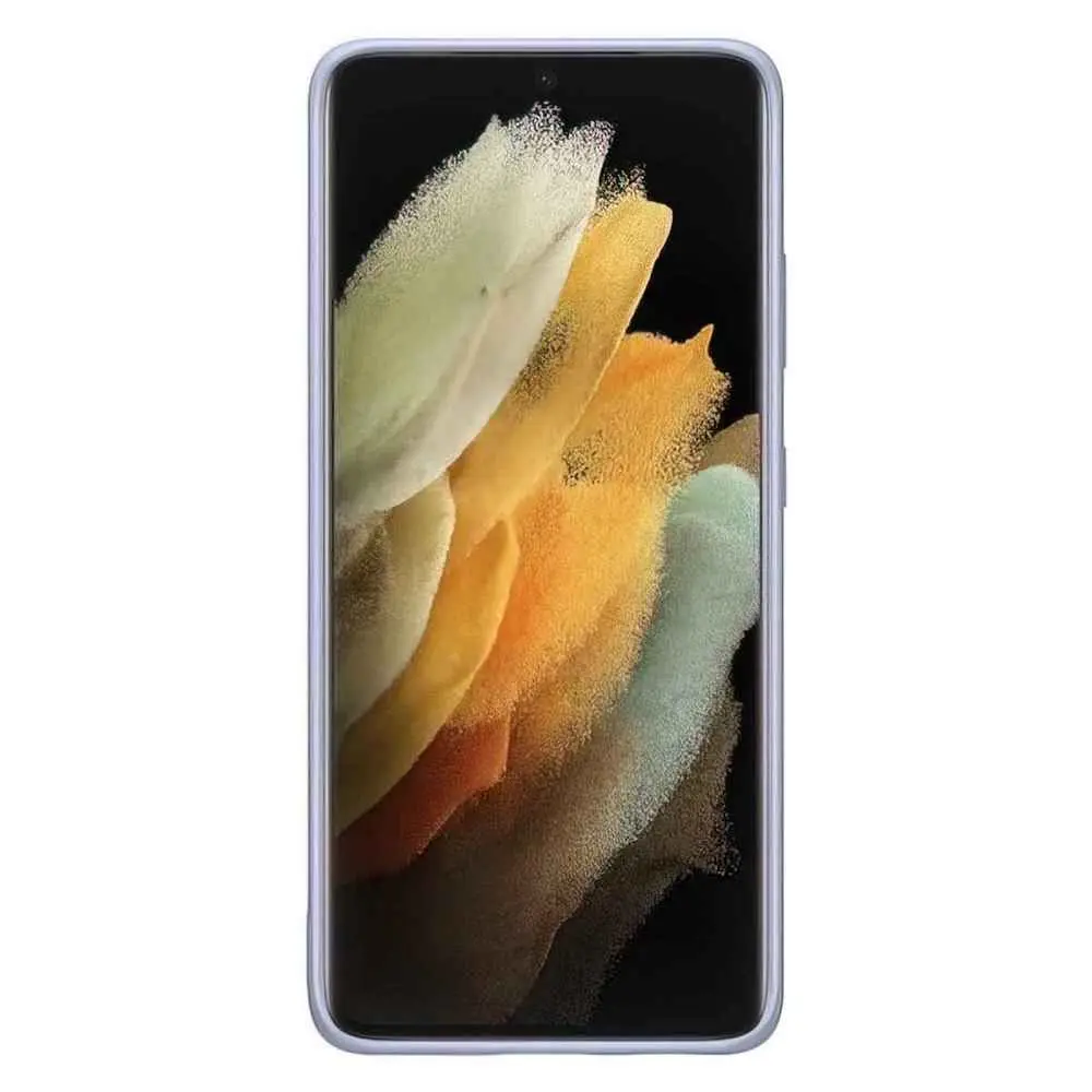 Чехол Samsung Silicone Cover Galaxy S21 Ultra, фиолетовый