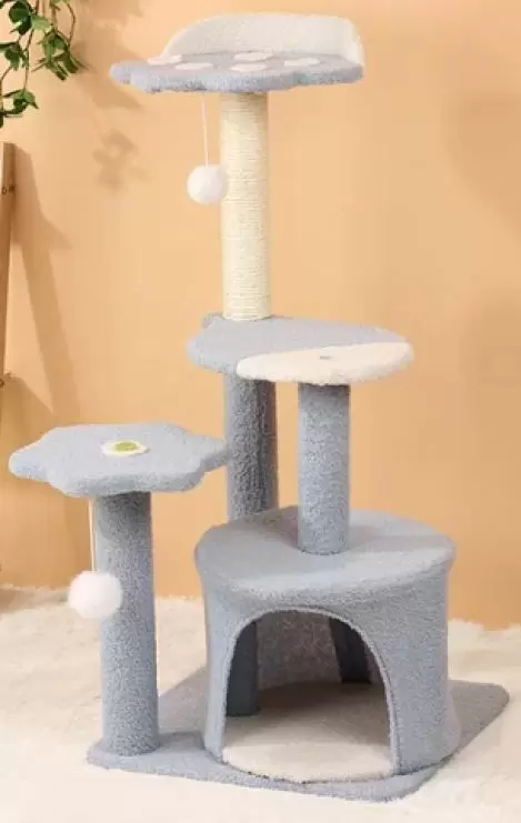 Ansamblu pentru pisici Cat Tree 0045, gri