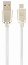 USB Кабель Cablexpert CC-USB2R-AMmBM-1M-W, золотой на tehnoparc.md USB Кабель Cablexpert CC-USB2R-AMmBM-1M-W, золотой